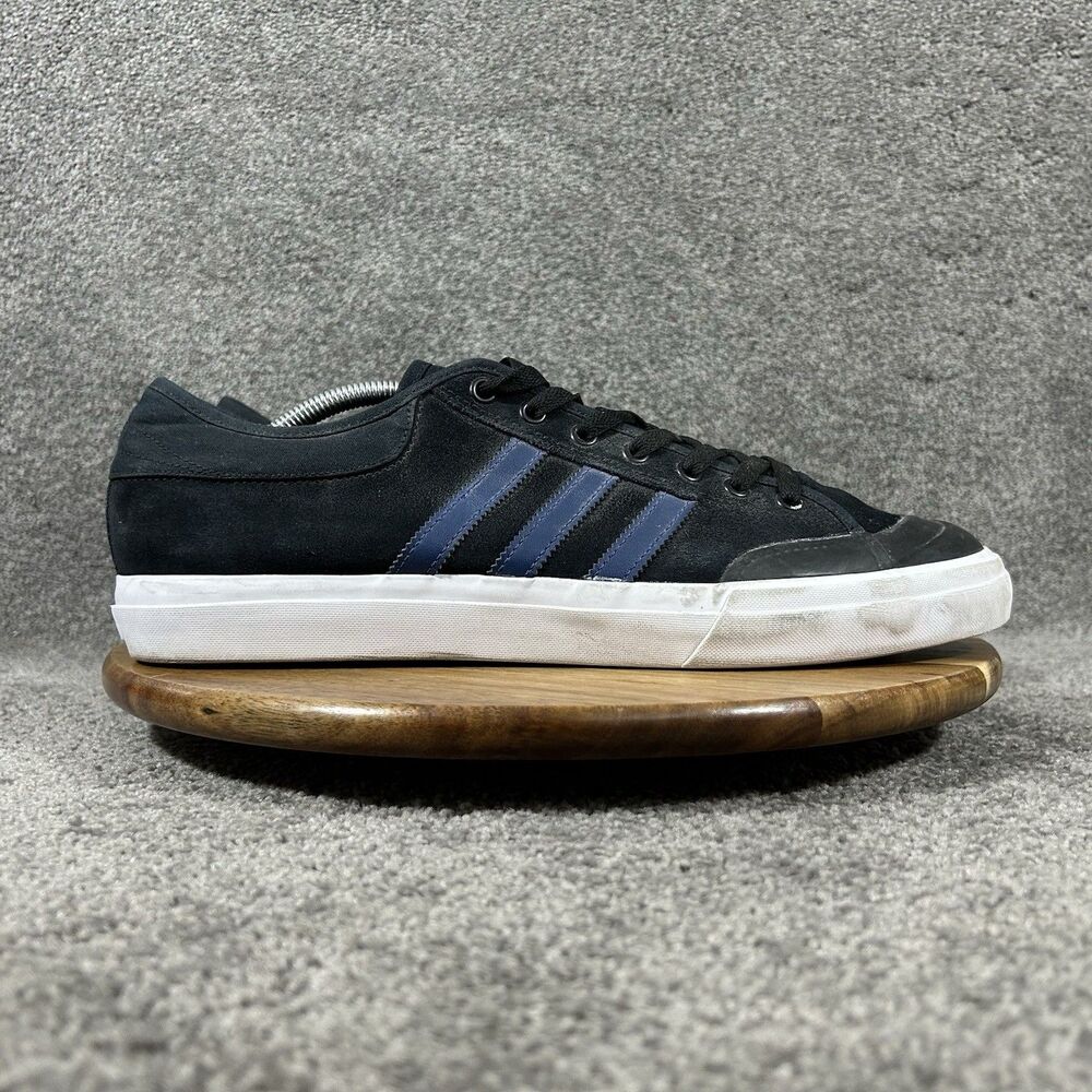 Adidas Matchcourt BB8554 Mens Size 13 Black Blue Athletic Skate Shoes Used